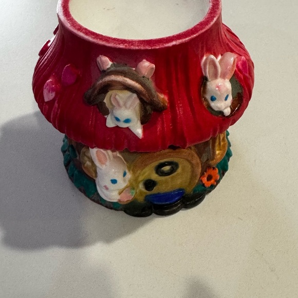 Red Mushroom House Candle Holder - Picture 5 of 5